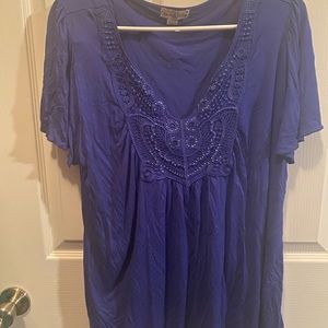 Beautiful Rich Blue Blouse